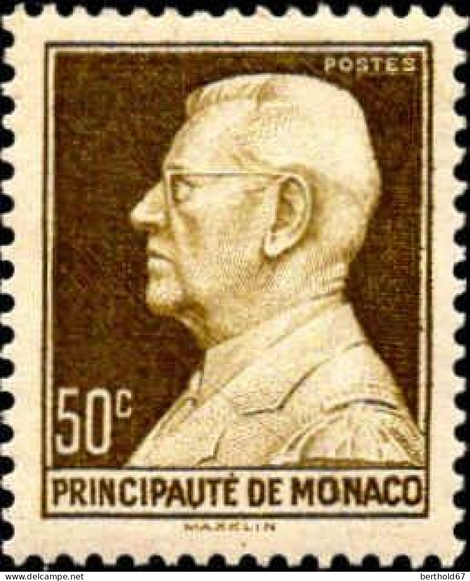 Monaco Poste N** Yv: 302A Mi:372 Prince Louis II - Nuovi