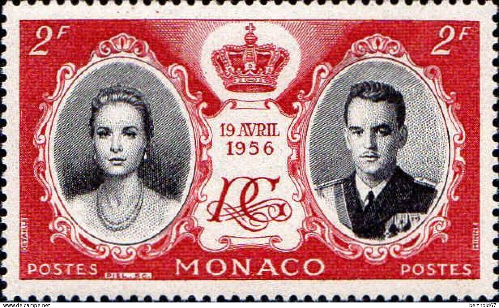 Monaco Poste N** Yv: 473/477 Mariage Princier - Unused Stamps