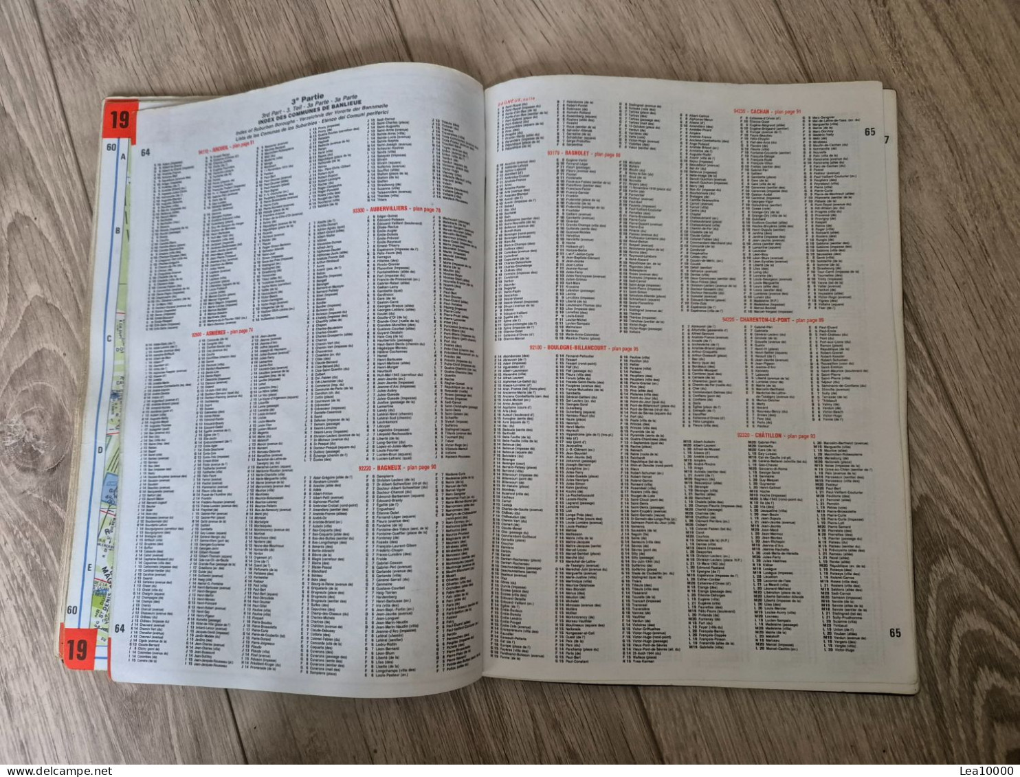 Grand Paris 20 arrondissements 50 plans/ Banlieue 300 plans Ponchet +carte routière