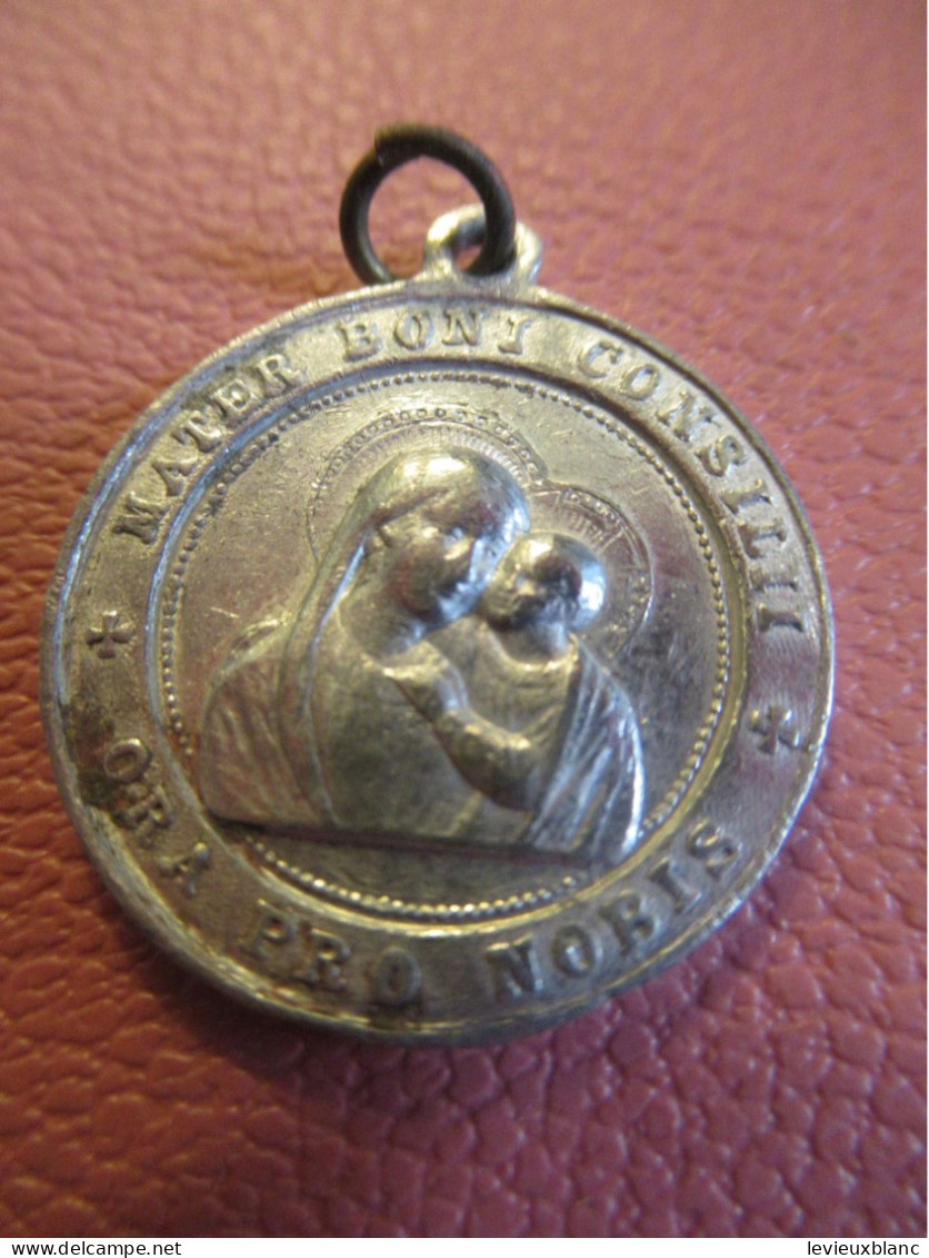 Médaille Religieuse Ancienne/Pie XI / Vierge Mater Boni Consilit -Ora Pro Nobis/ Début XXème              MDR29 - Religión & Esoterismo