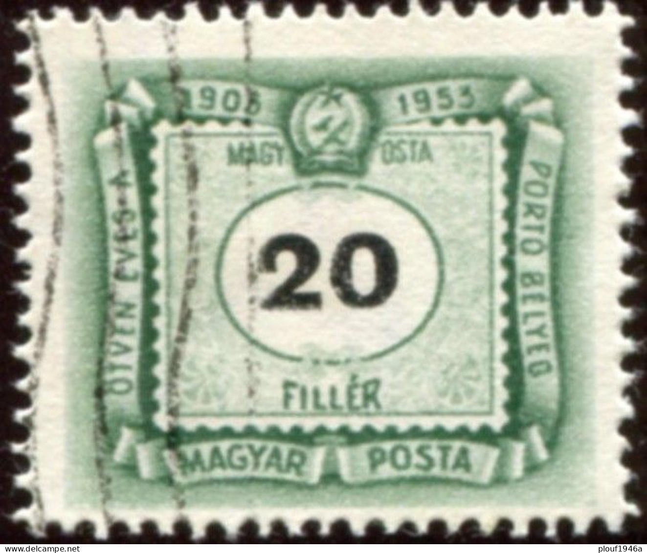 Pays : 226,4 (Hongrie : République Démocratique)    Philatelia Hungarica Catalog : 224 - Port Dû (Taxe)