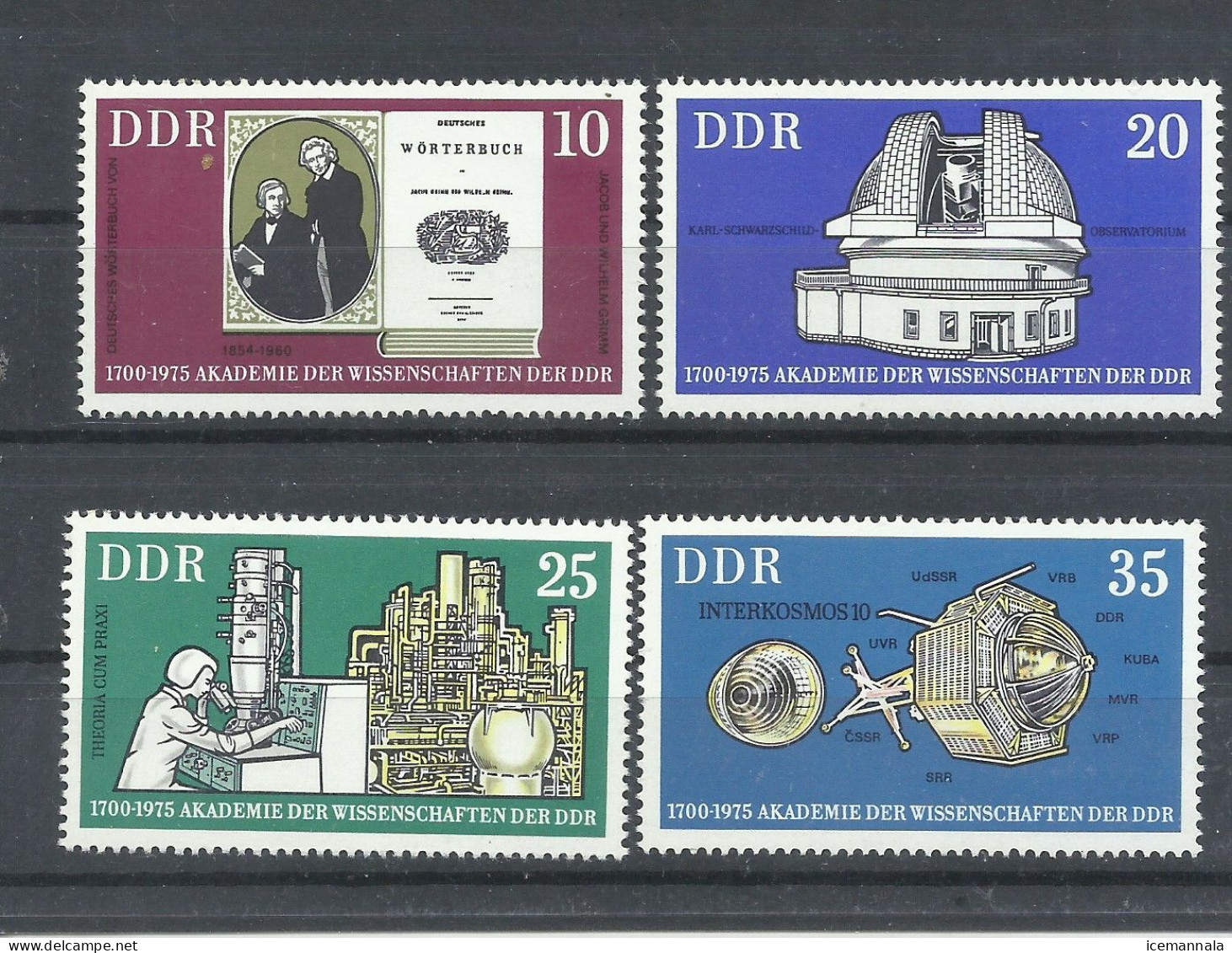 ALEMANIA   ORIENTAL   YVERT  1741/44  MNH  ** - Unused Stamps