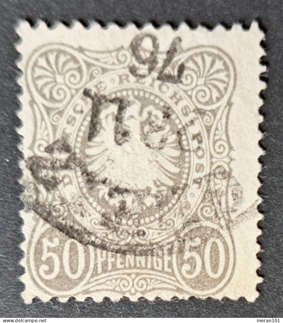 Deutsches Reich 1875, Mi 36a, Gestempelt, Geprüft - Usados