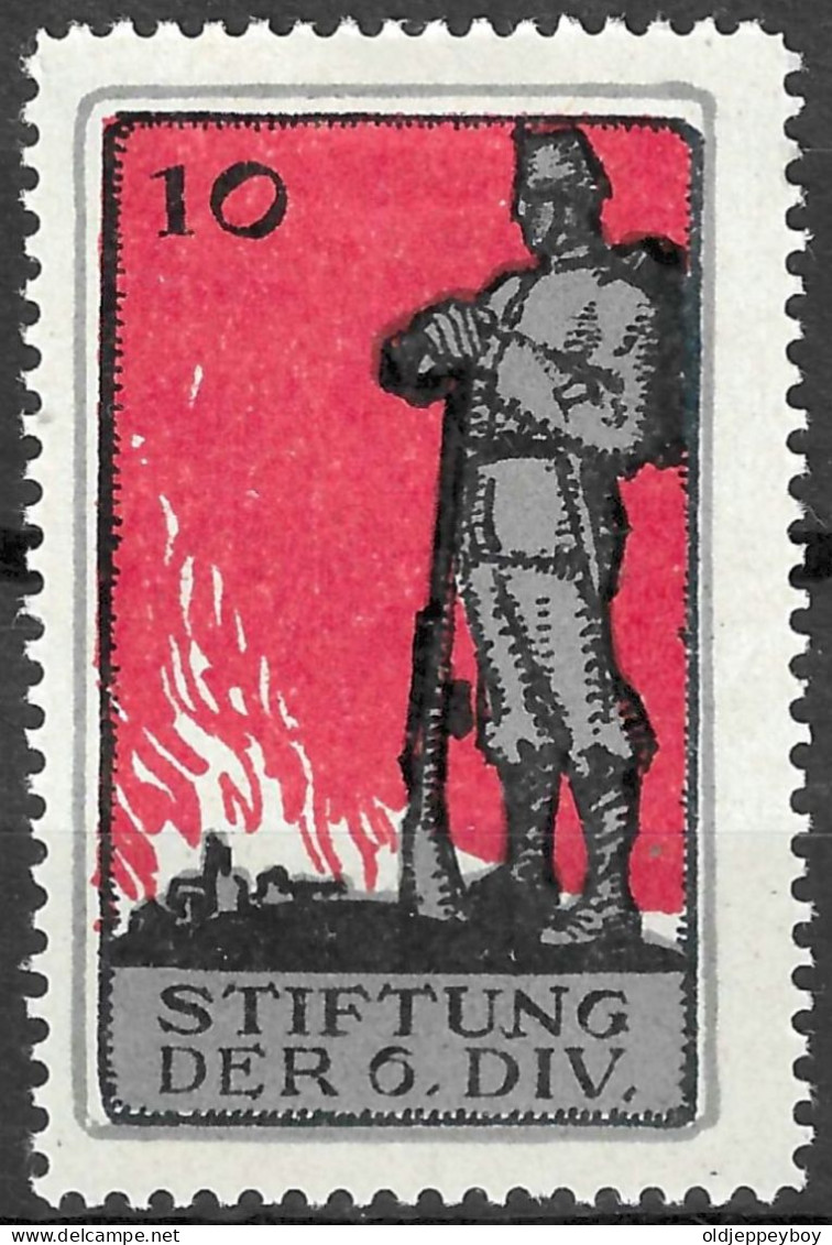 Suisse /Schweiz/Switzerland // Vignette Militaire "STIFTUNG DER 6. DIV." - MH* - (ref. 26)  MLH  - Vignetten