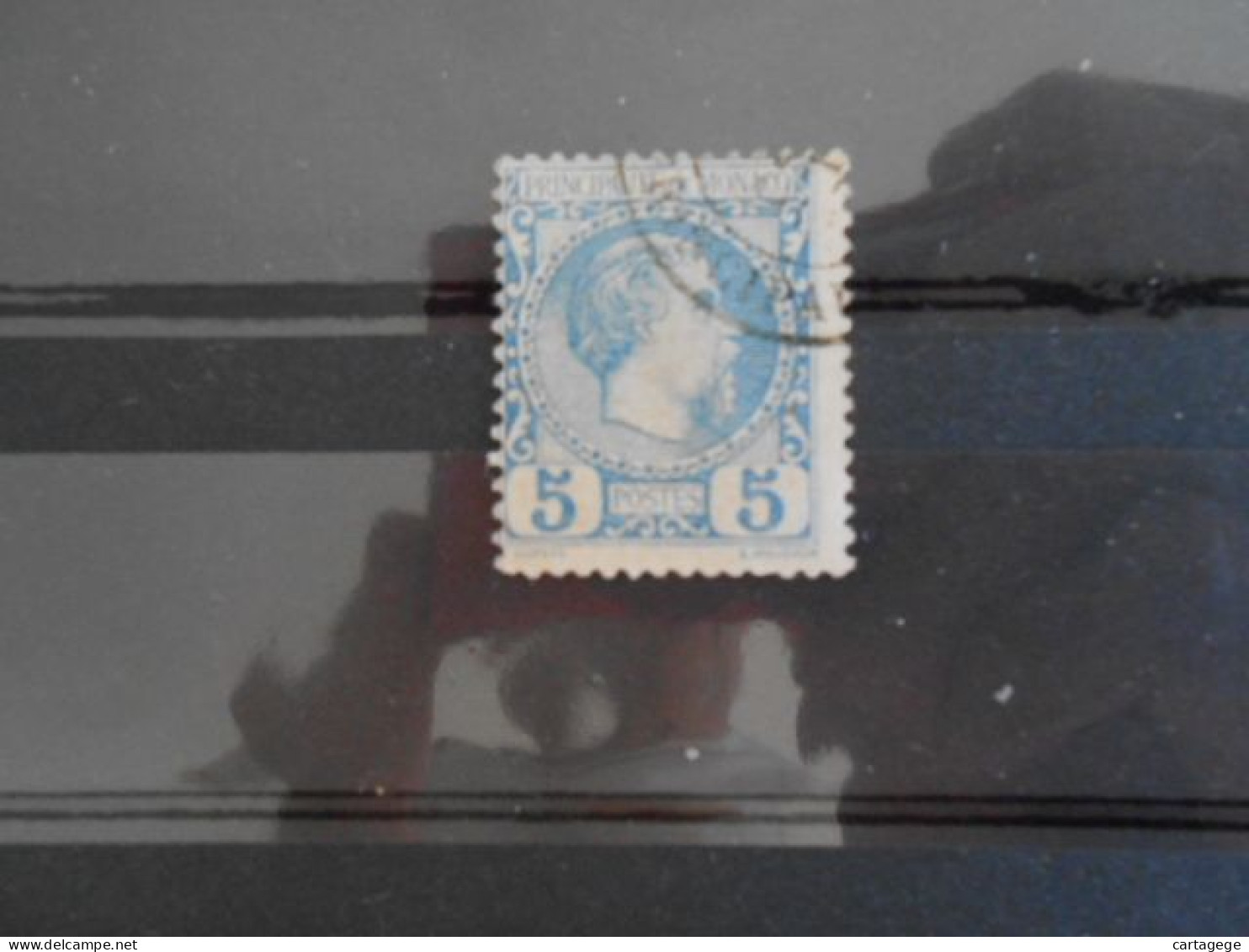 MONACO YT 3 - PRINCE CHARLES III - 5c. Bleu - Used Stamps