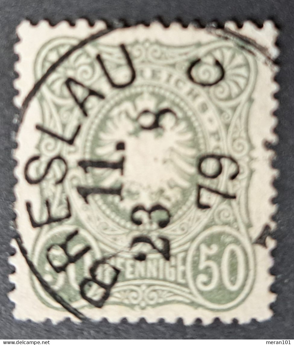 Deutsches Reich 1879, Mi 38a BRESLAU, Geprüft - Oblitérés