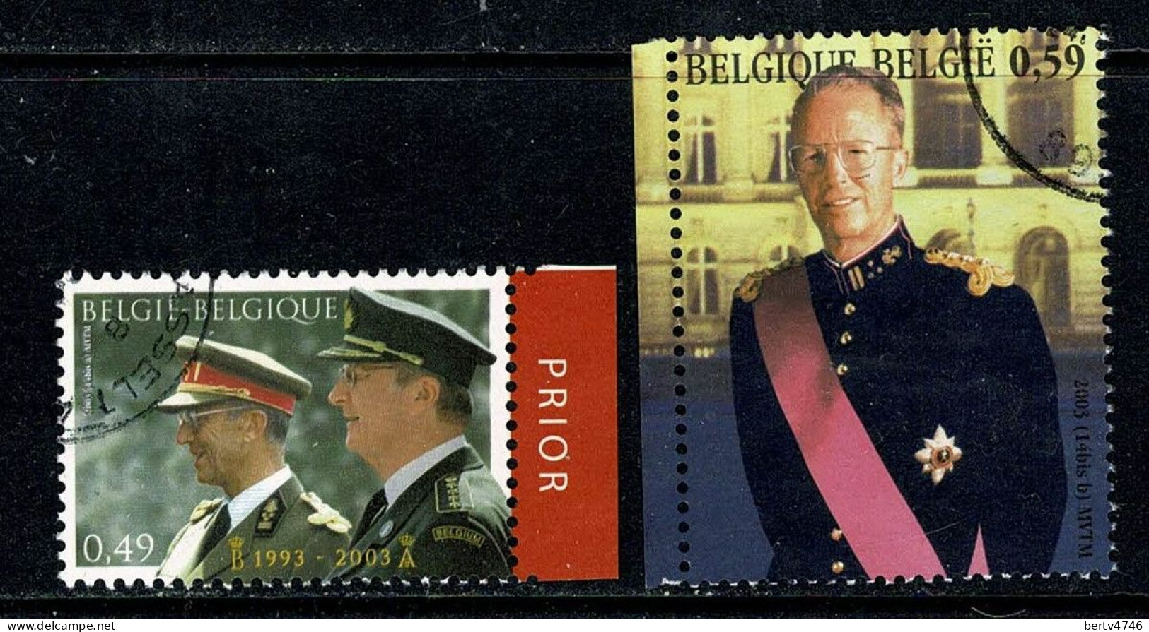 Belg. 2003 - 3201, 3202, Yv 3188, 3189 - Oblitérés