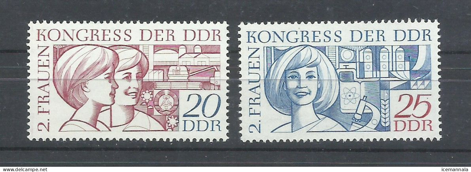 ALEMANIA   ORIENTAL   YVERT  1170/71   MNH  ** - Unused Stamps