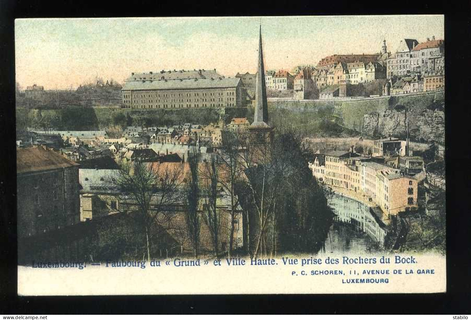 LUXEMBOURG-VILLE - FAUBOURG DU GRUND ET LA VILLE-HAUTE - Luxemburg - Stadt