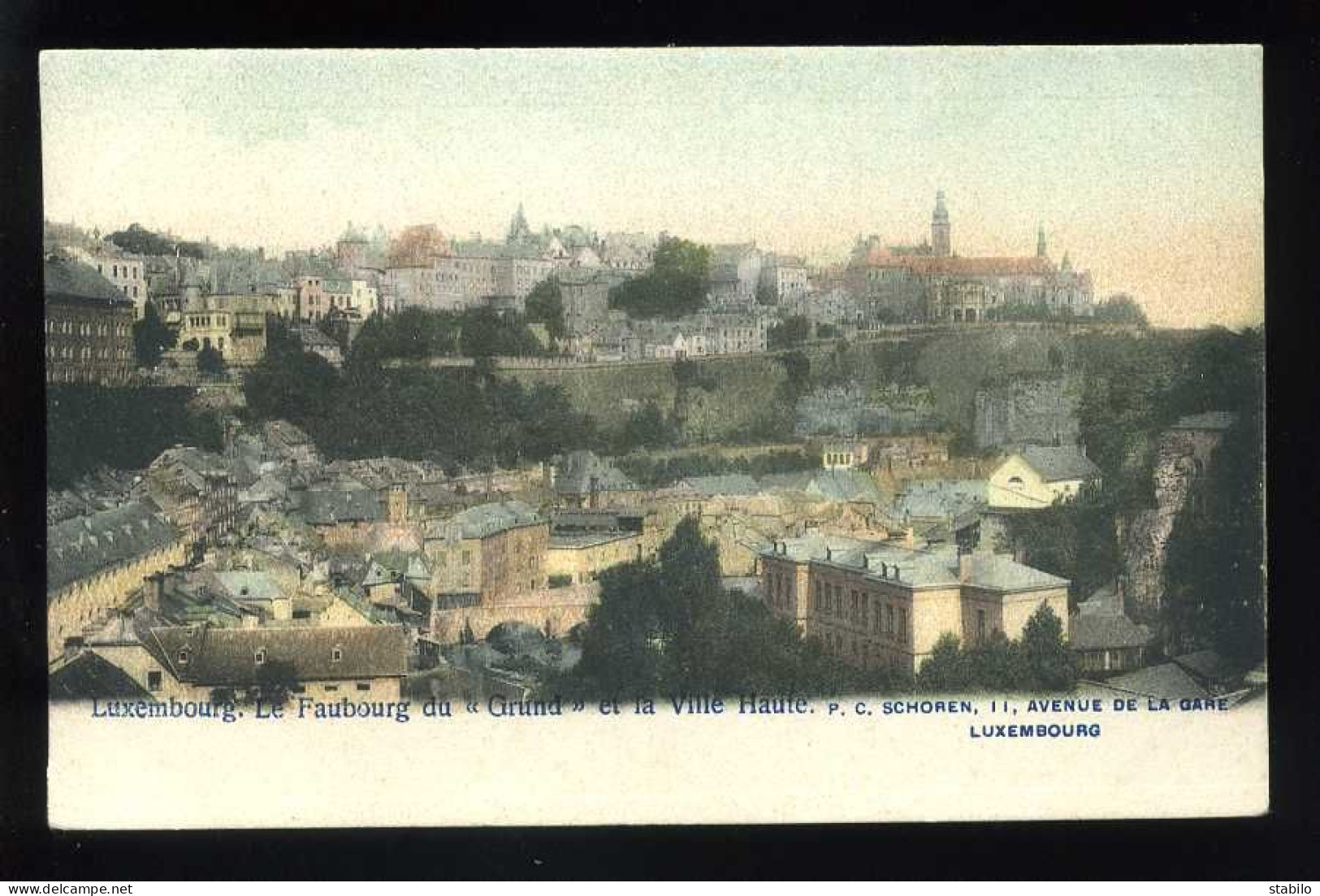 LUXEMBOURG-VILLE - FAUBOURG DU GRUND ET LA VILLE-HAUTE - Luxembourg - Ville