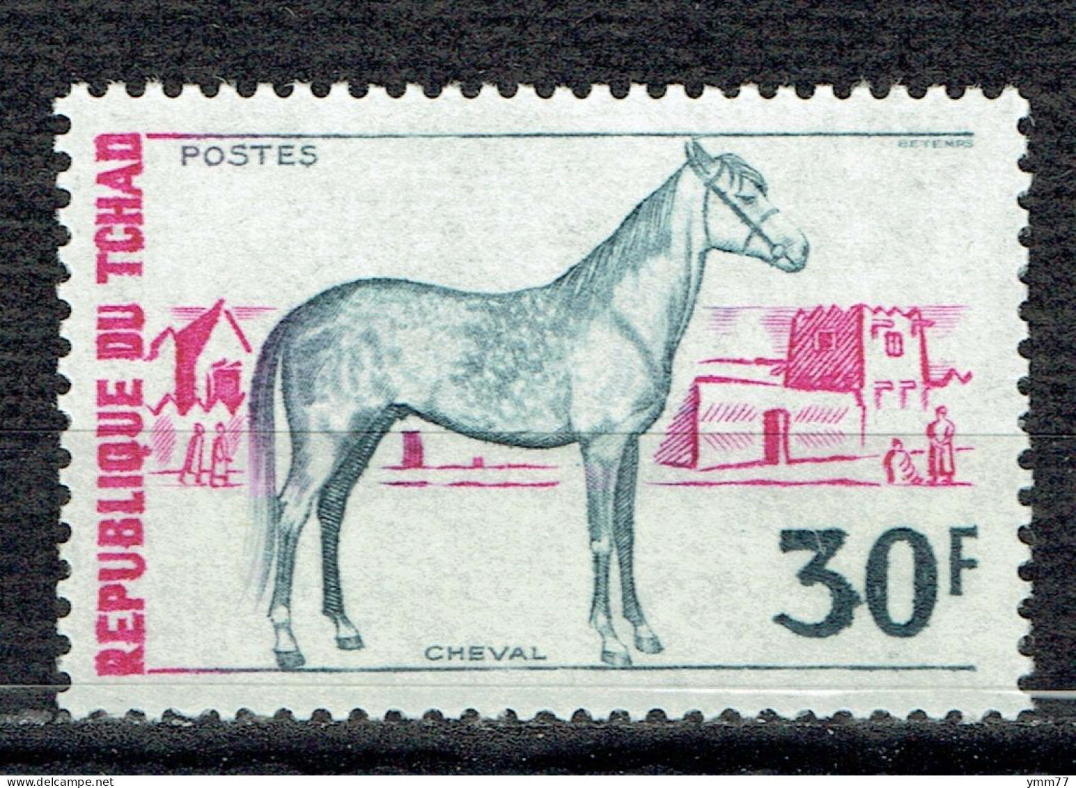 Animaux : Cheval - Chad (1960-...)