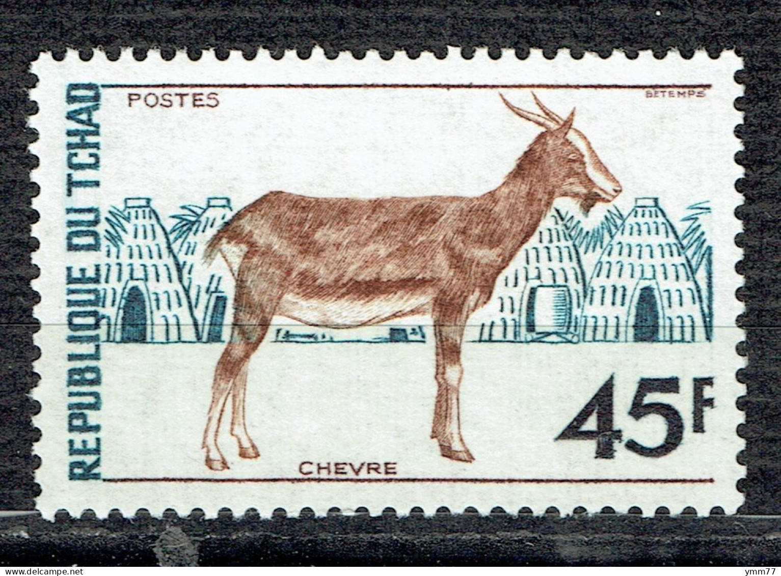 Animaux : Chèvre - Chad (1960-...)