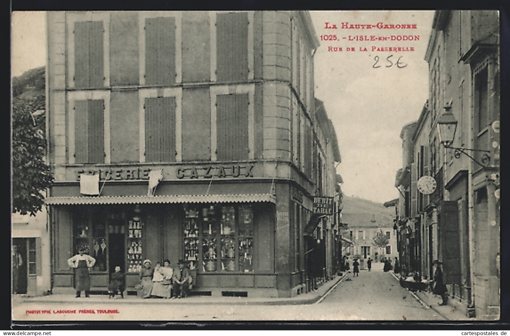 CPA L`Isle-en-Dodon, Rue De La Passerelle  - Autres & Non Classés