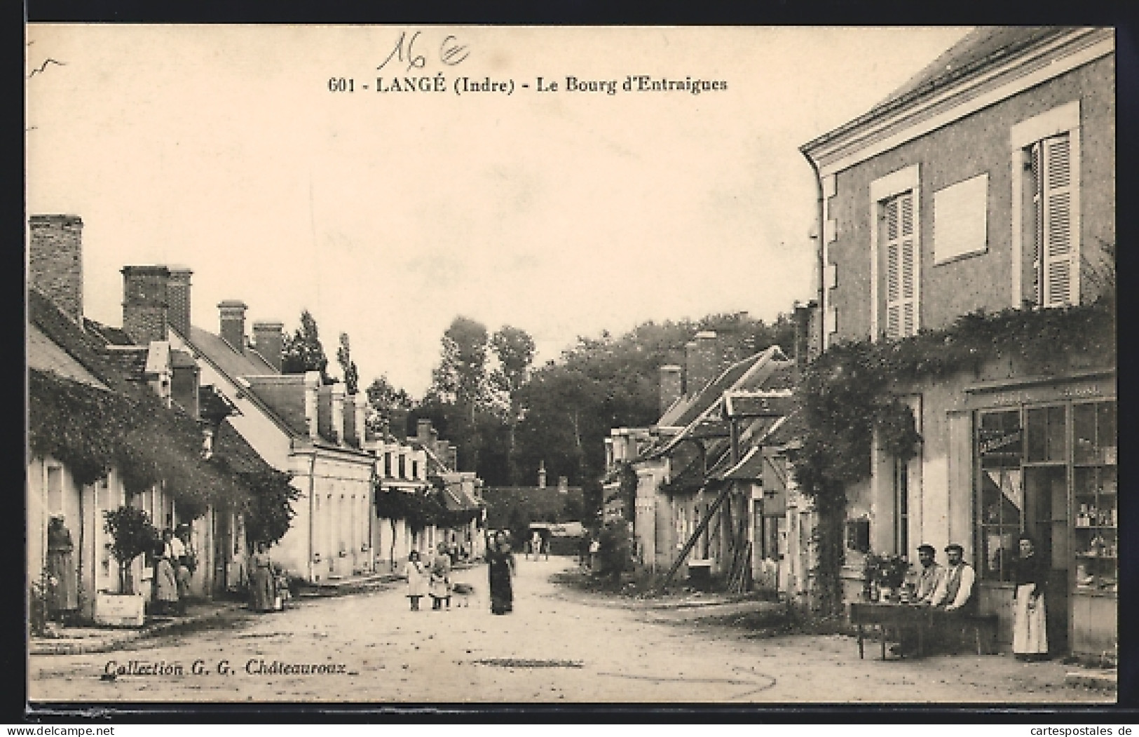 CPA Langé, Le Bourg D`Entraigues  - Sonstige & Ohne Zuordnung