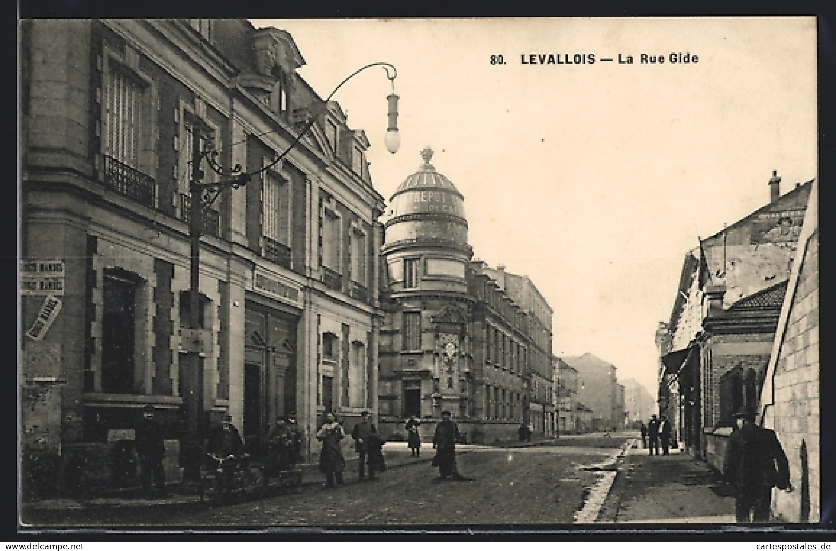 CPA Levallois, La Rue Gide  - Sonstige & Ohne Zuordnung