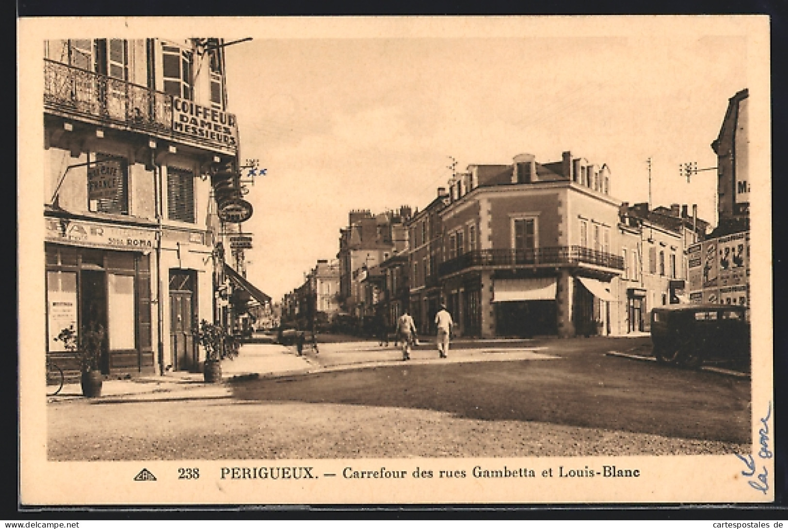CPA Perigueux, Carrefour Des Rues Gambetta Et Louis-Blanc  - Other & Unclassified