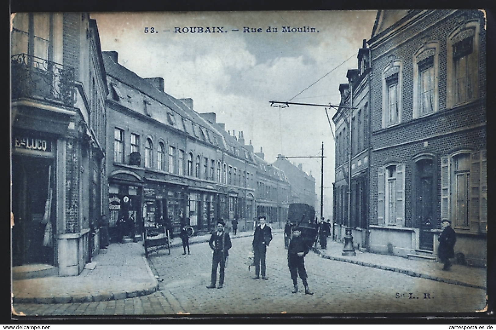 CPA Roubaix, Rue Du Moulin  - Roubaix