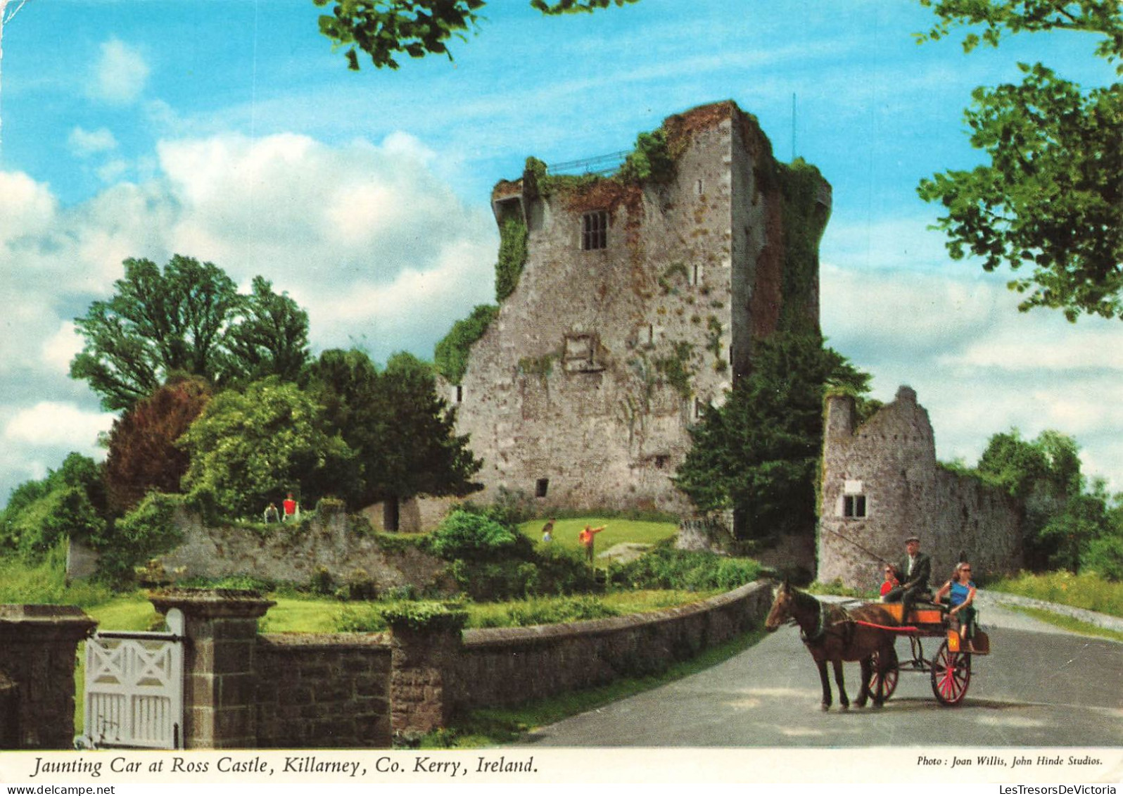 IRLANDE - Killarney - Jaunting Car Et Ross Castle - Carte Postale - Kerry
