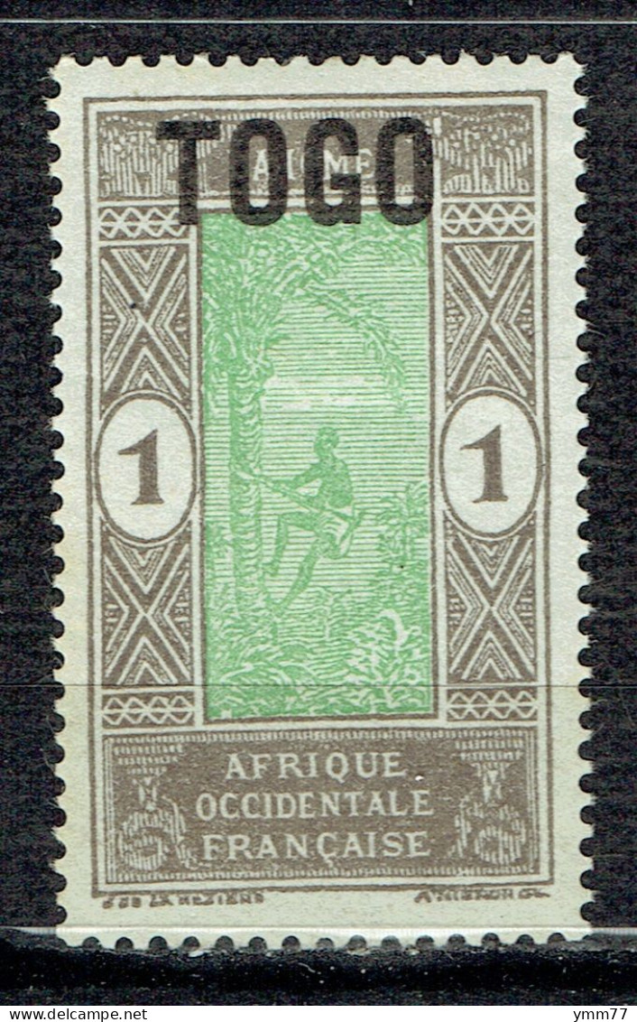 Timbre Du Dahomey Surchargé TOGO - Unused Stamps
