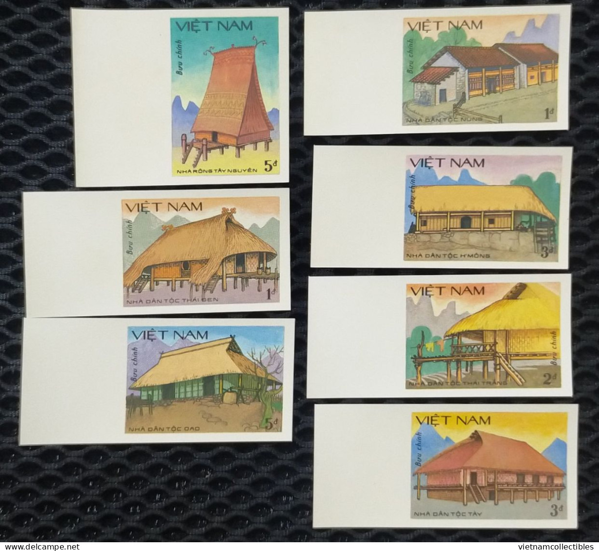 Vietnam Viet Nam MNH Imperf Stamps 1986 : Traditional Architecture Of Vietnamese Ethnic Minorities (Ms494) - Vietnam