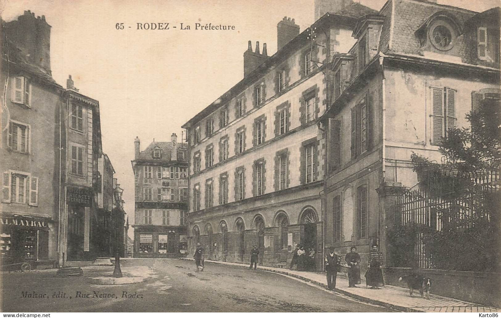 Rodez * Rue Et La Préfecture * Commerces Magasins - Rodez