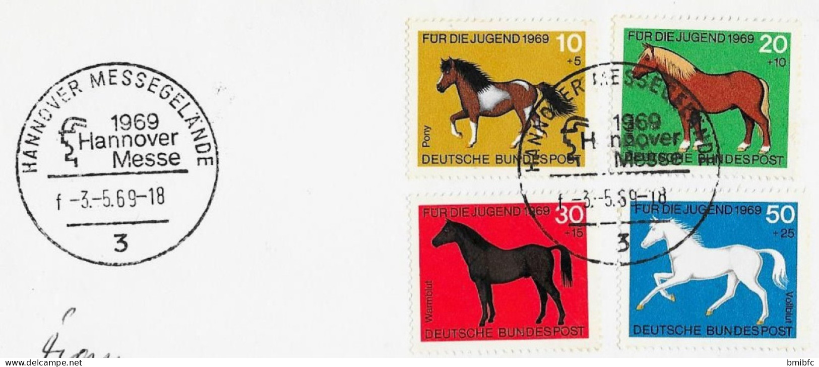 HANNOVER MESSEGELANDE 1969 - Paarden
