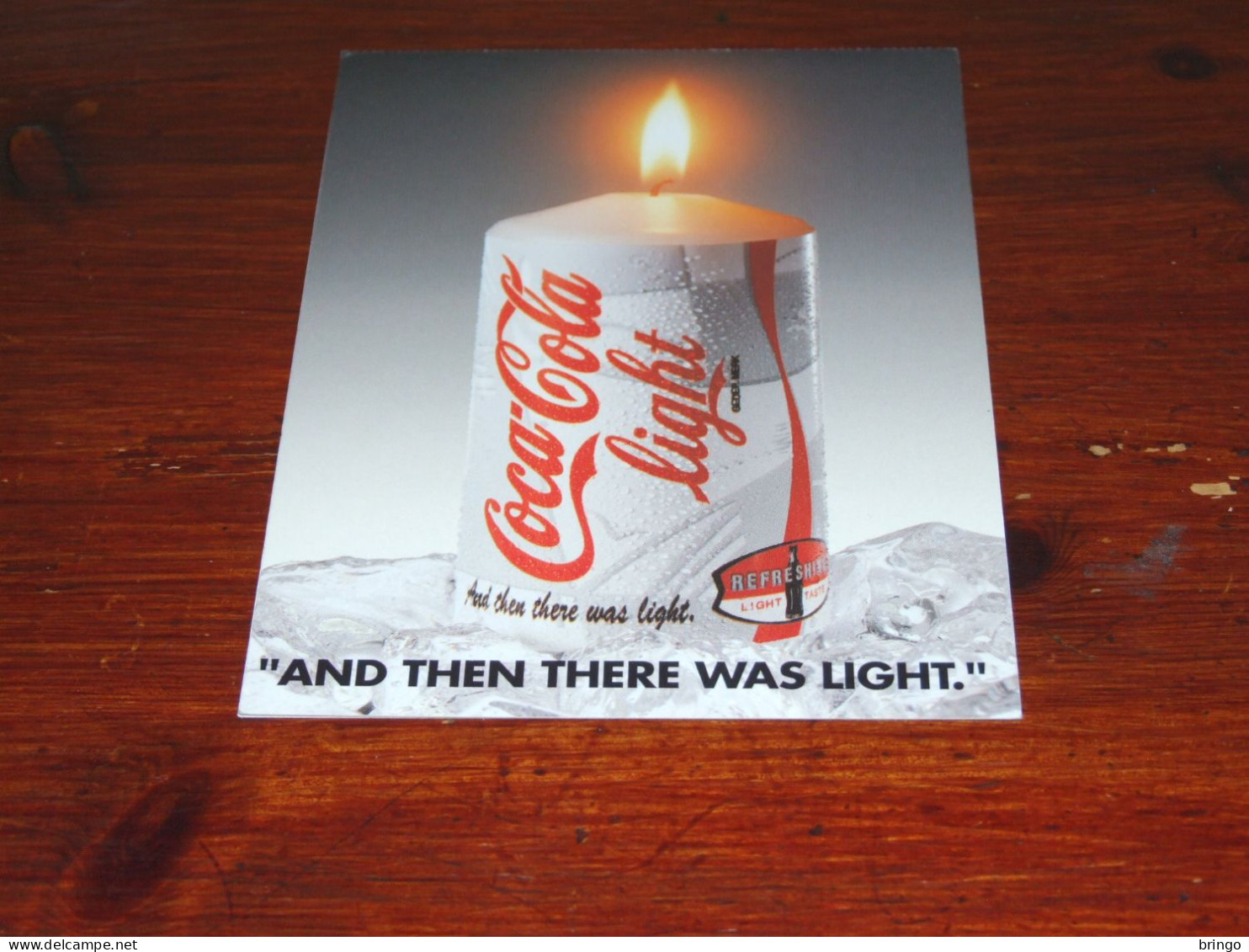 75865-           DOUBLE CARD - COCA COLA - Advertising