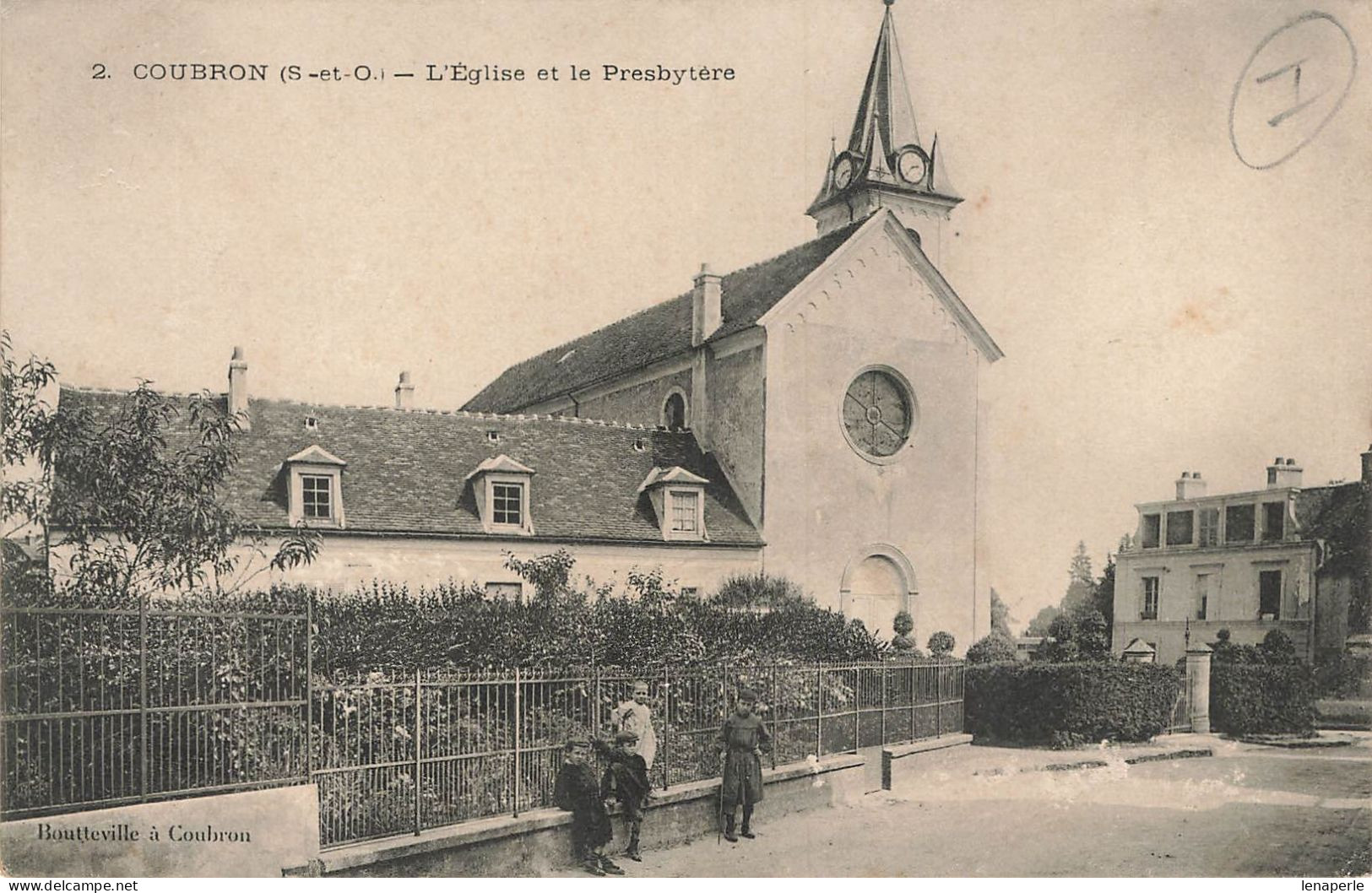 D9896 Coubron L'Eglise Et Le Presbytère - Other & Unclassified