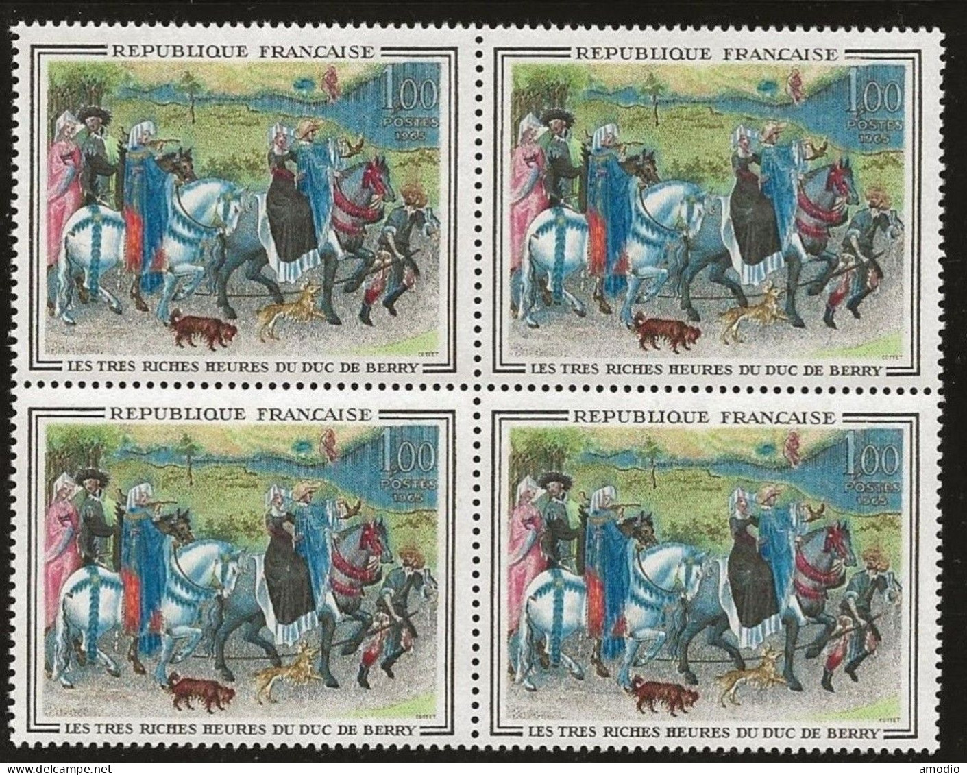 France B4 YT 1457 Duc De Berry N** MNH - Unused Stamps