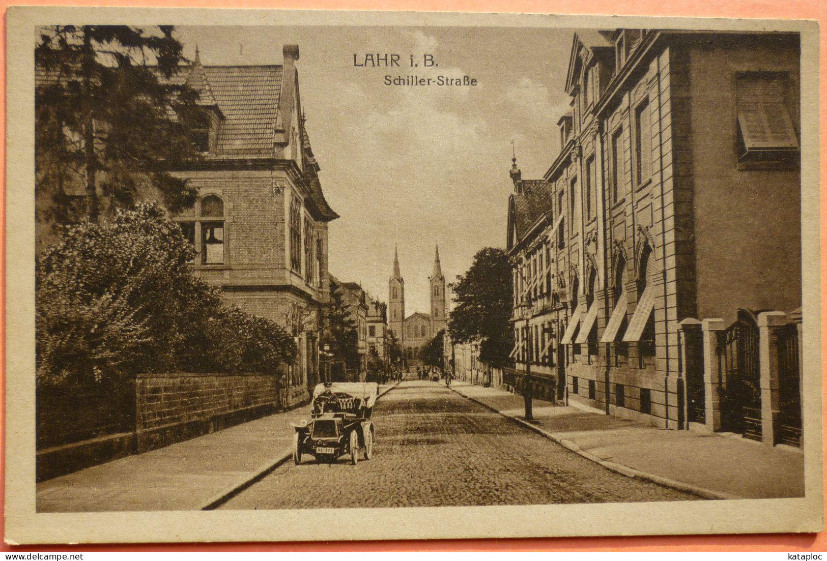 CARTE ALLEMANDE - LAHR I. BADEN - SCHILLER-STRASSE - 2 SCANS - 3 - Lahr