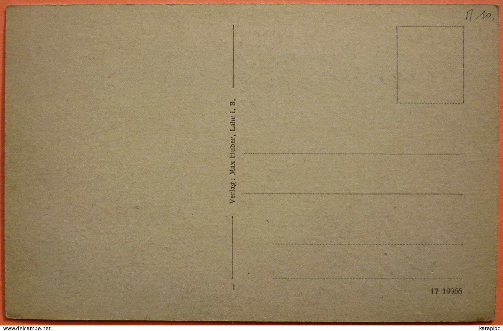 CARTE ALLEMANDE - LAHR I. BADEN - SCHILLER-STRASSE - 2 SCANS - 3 - Lahr