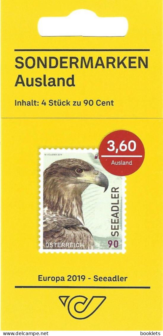 AUSTRIA / ÖSTERREICH, 2019 Sondermarkenset Europa 2019 Birds (184) - Autres & Non Classés