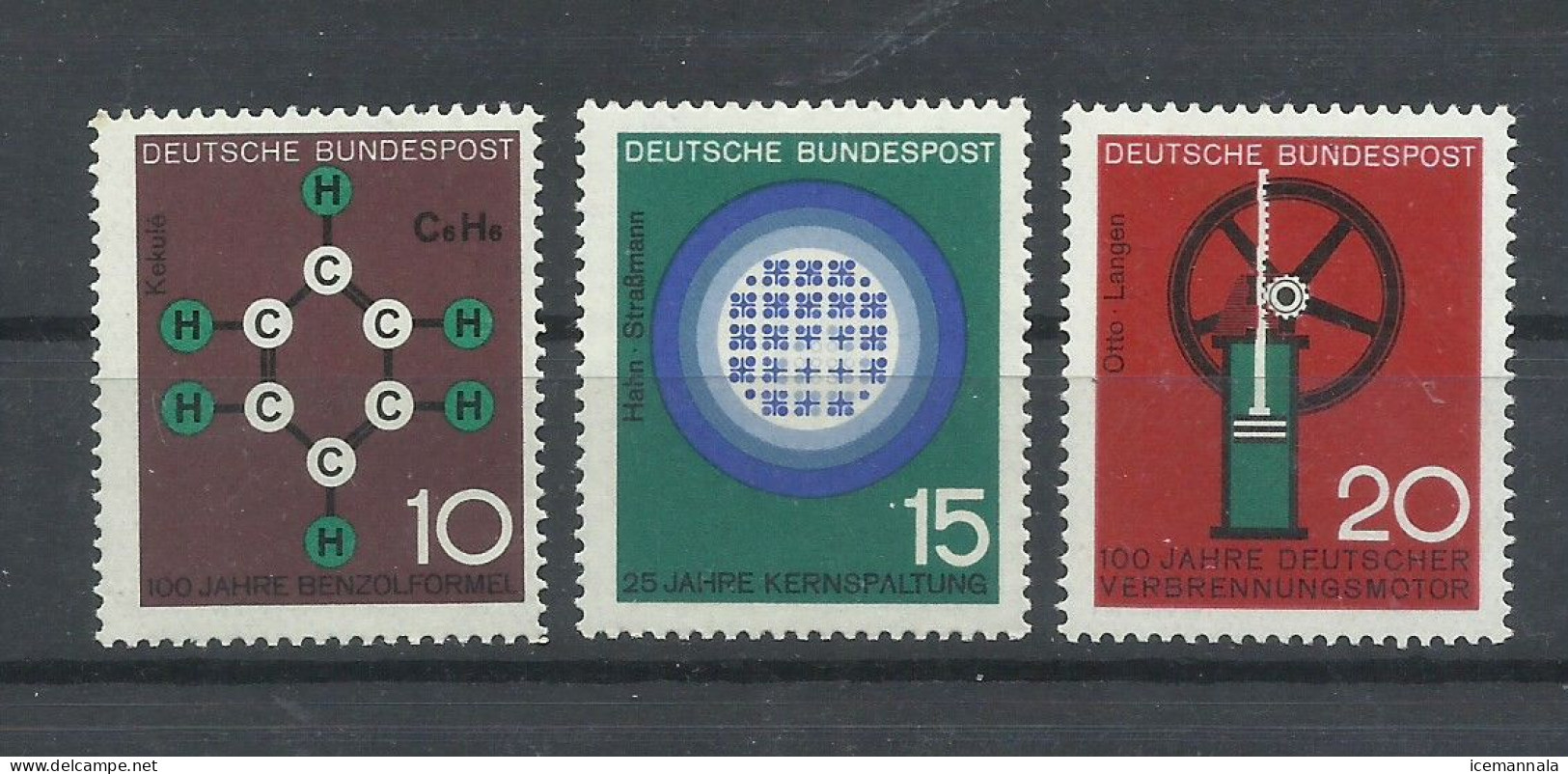 ALEMANIA FEDERAL  YVERT   310/12   MNH  ** - Unused Stamps