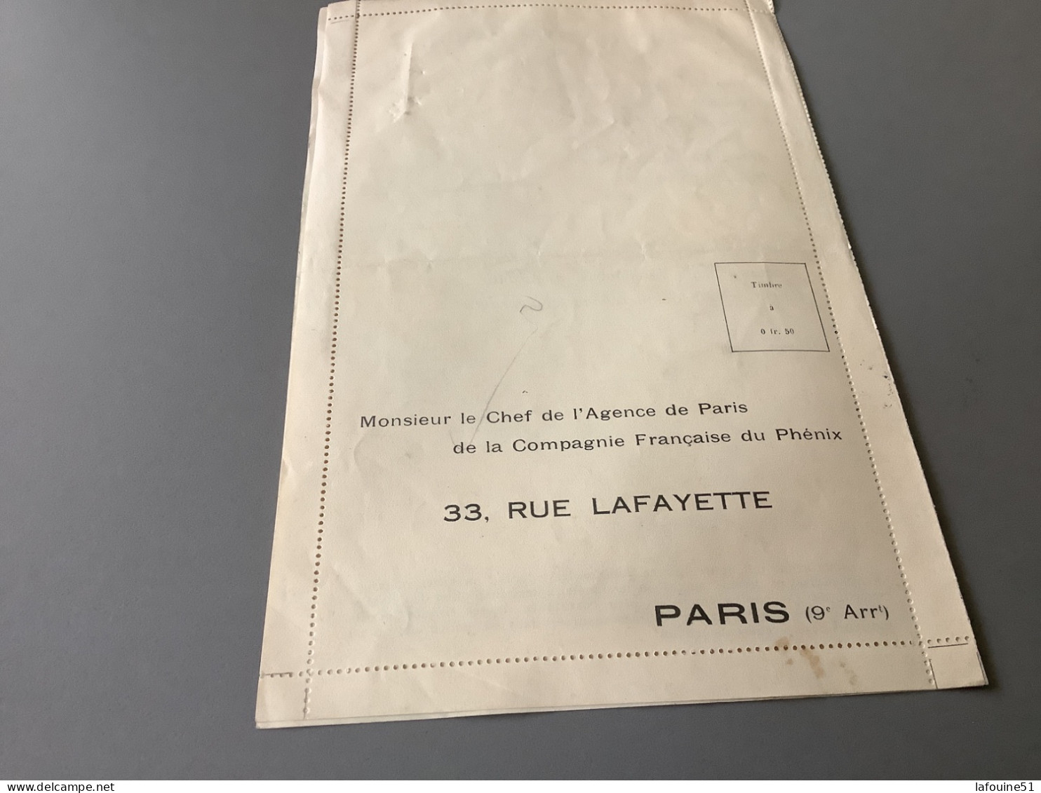 PARIS.  COMPAGNIE FRANCAISE DU PHENIX - 1900 – 1949