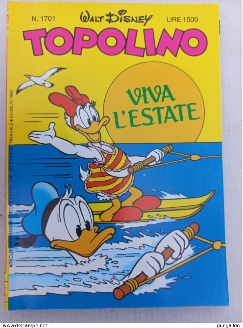 Topolino (Mondadori 1988) N. 1701 - Disney