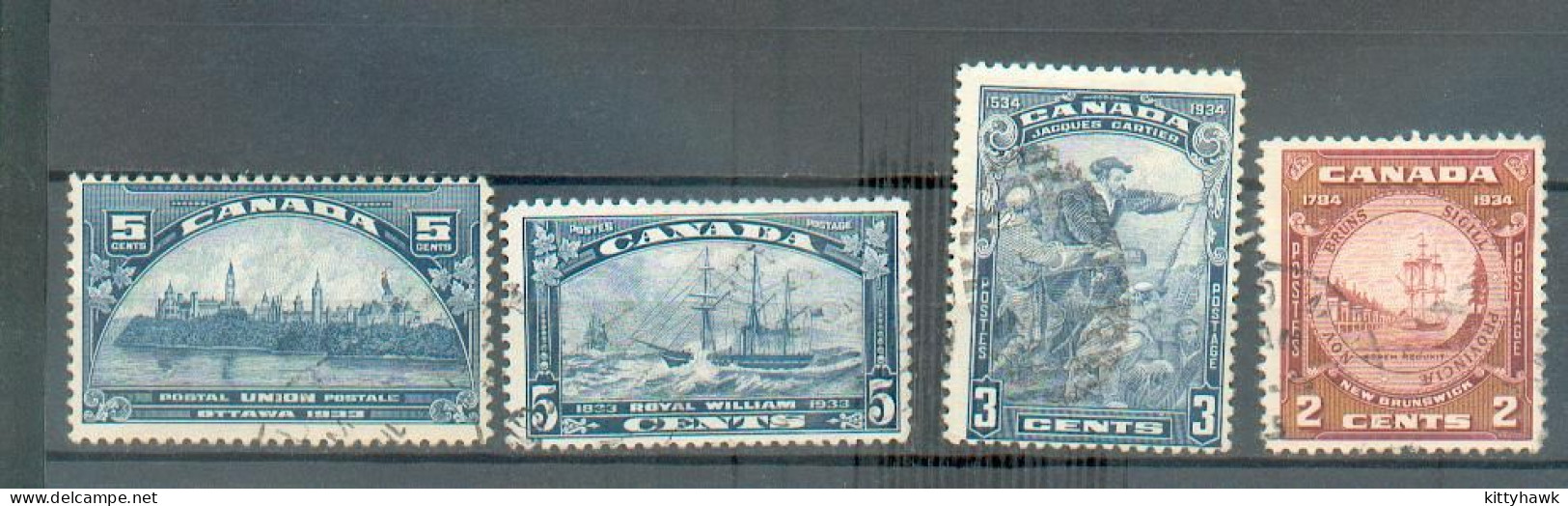 C 180 - CANADA - YT 168-169-170-172 ° Obli - Used Stamps