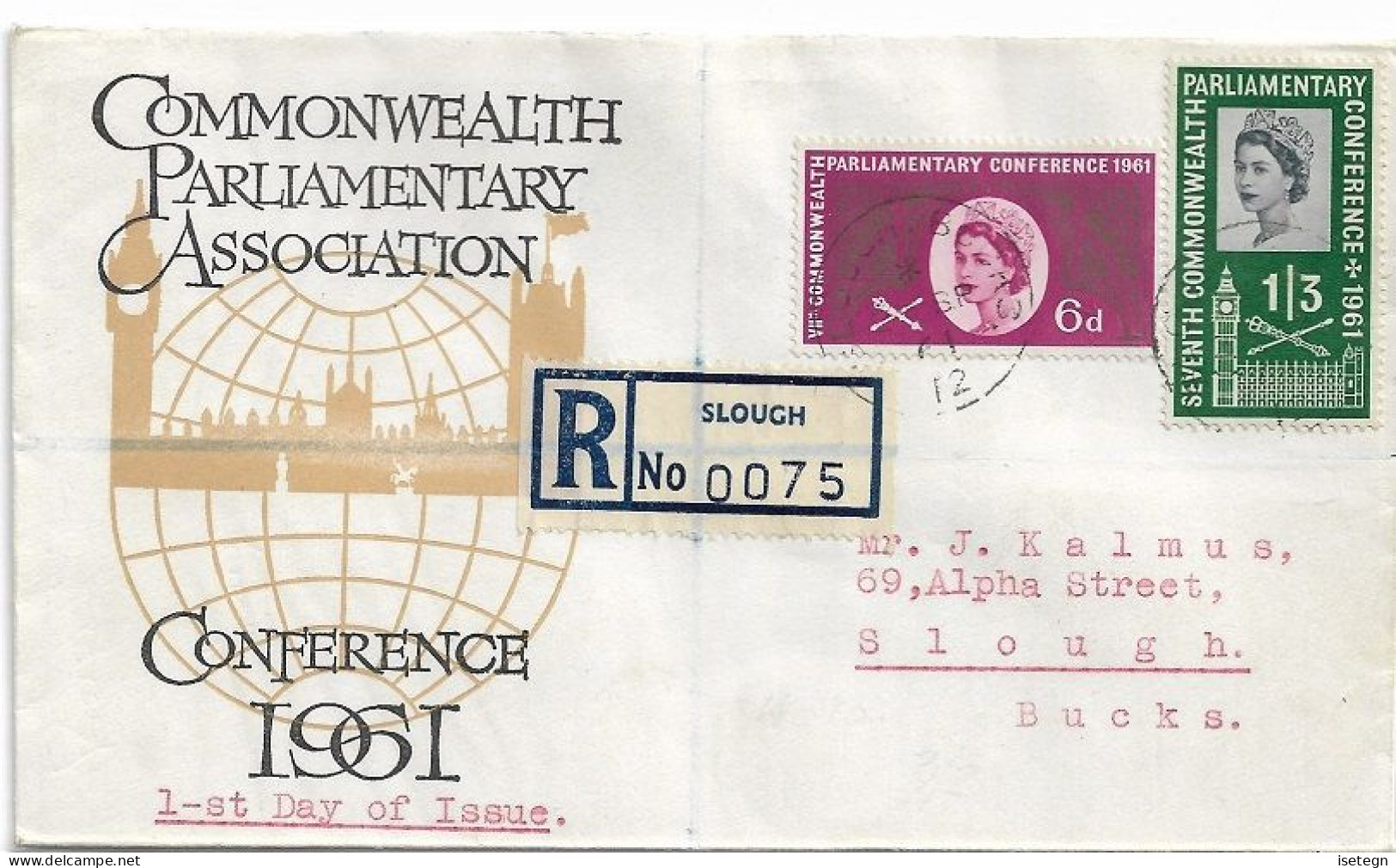 FDC 1961 - 1952-1971 Pre-Decimal Issues