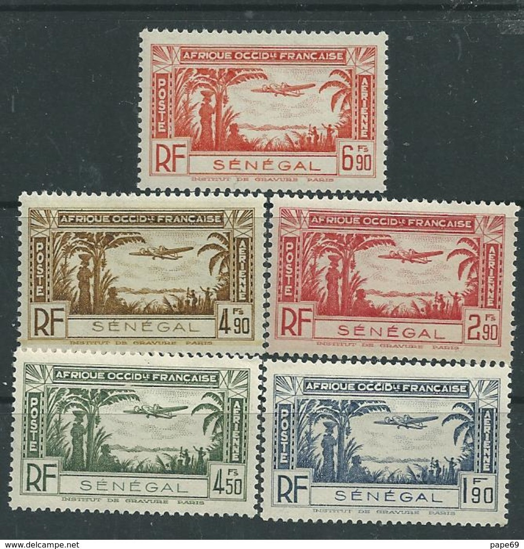 Sénégal  PA  N°  13 / 17  XX La Série Des 5  Valeurs Sans Charnière TB - Unused Stamps