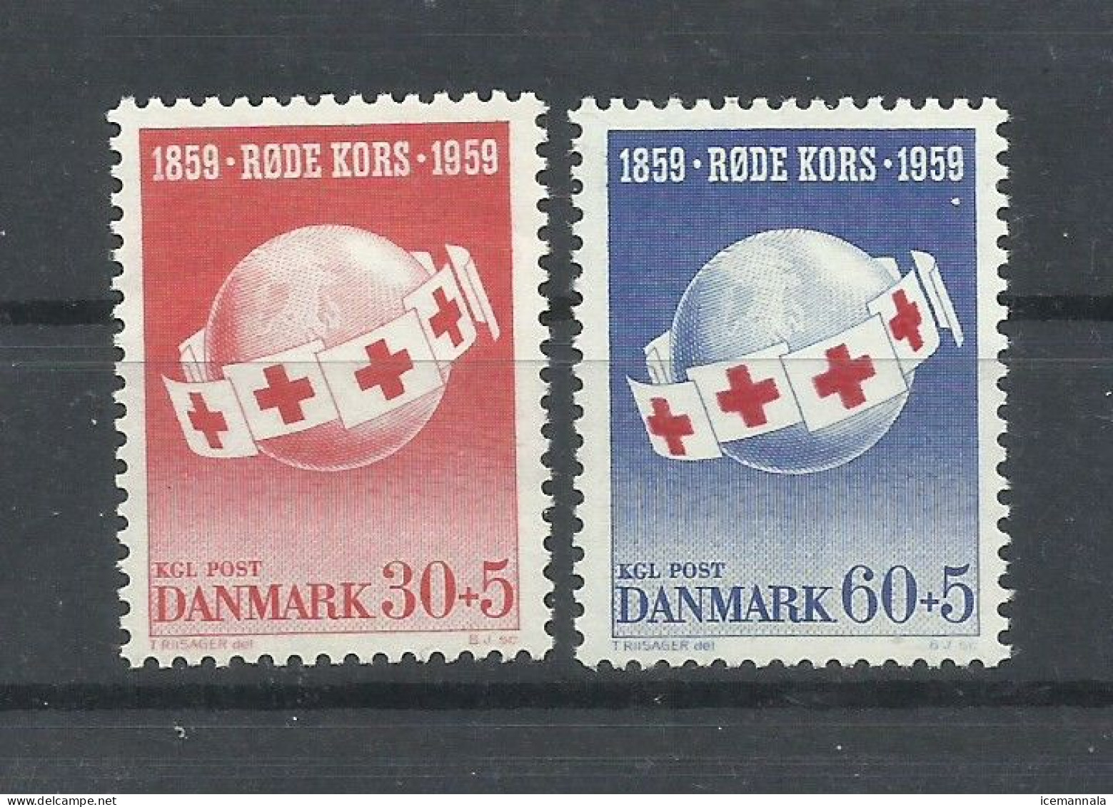 DINAMARCA   YVERT  383/84   MNH  ** - Unused Stamps