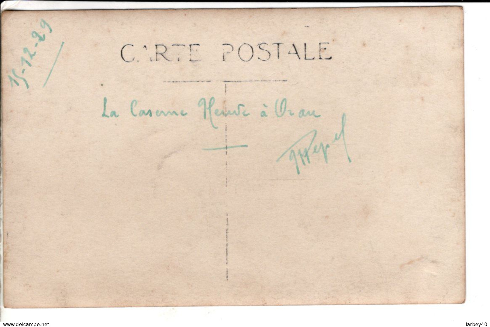 Photo Militaire Caserne Oran 1929 - Cartes Postales Ancienne - Photographie