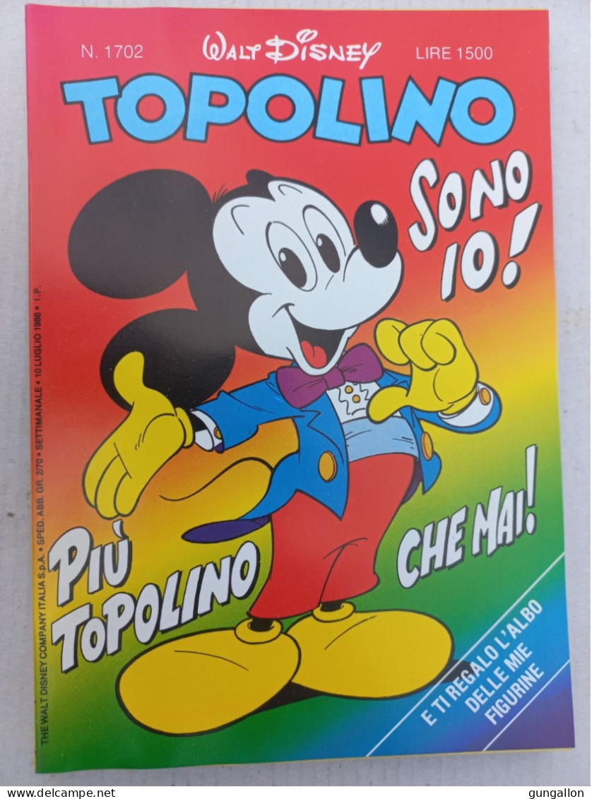 Topolino (Mondadori 1988) N. 1702 - Disney