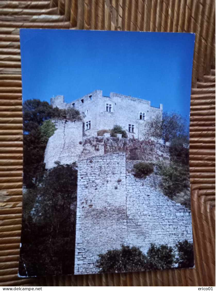 Epreuve De Tirage De Cartes Postales De Combier Pour Le Cliché De Crémieu - Château Delphinal. Format 16,5x12 Cm - Crémieu