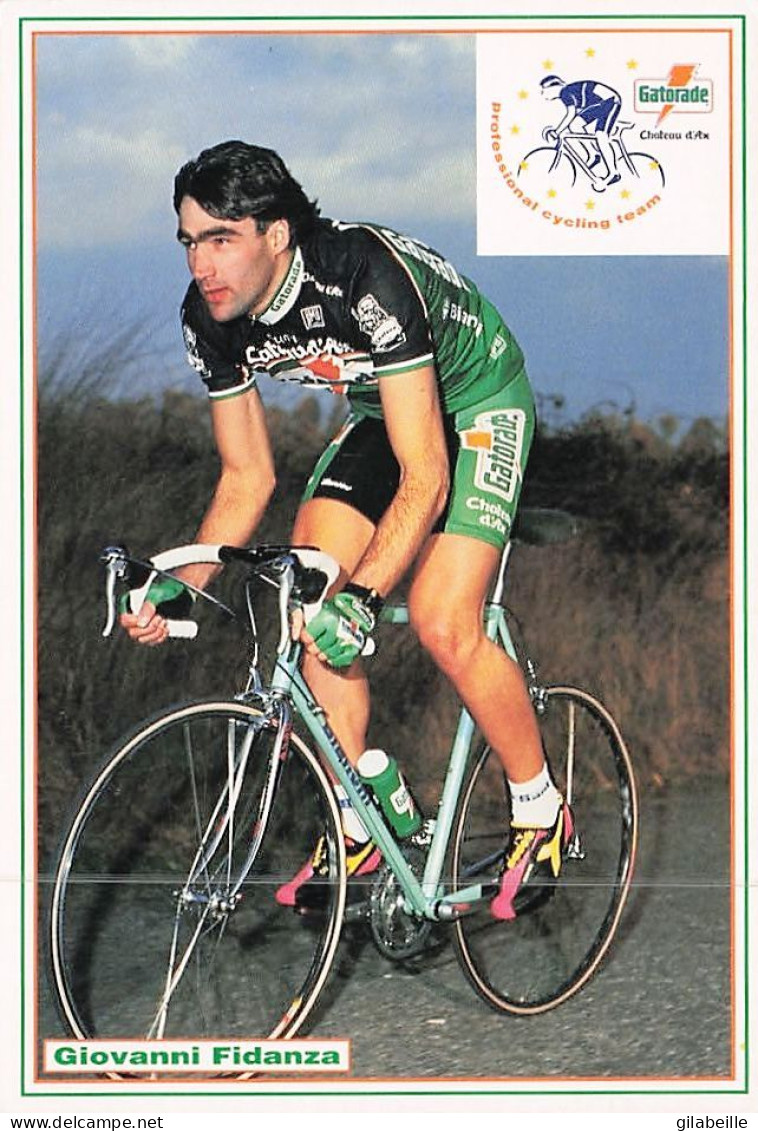 Vélo - Cyclisme -  Coureur Cycliste Italien Giovanni Fidanza - Team Gatorade - Cyclisme