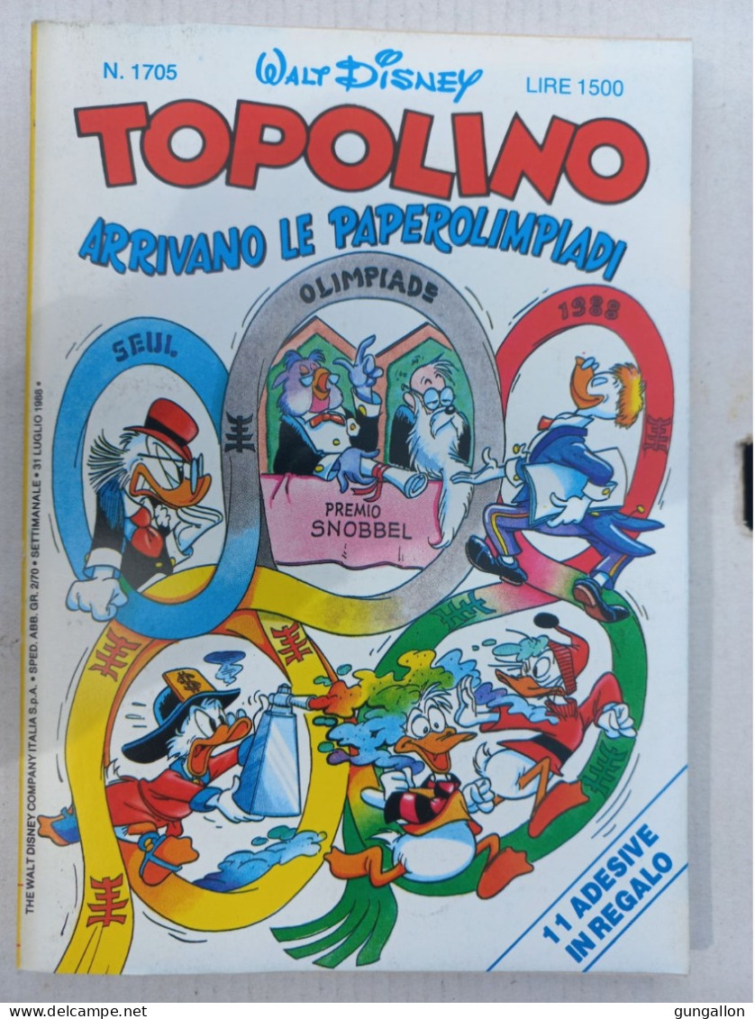 Topolino (Mondadori 1988) N. 1705 - Disney