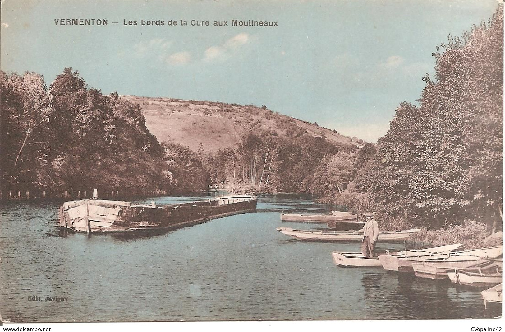 PENICHES - VERMENTON (89) Les Bords De La Cure Aux Moulineaux - Houseboats