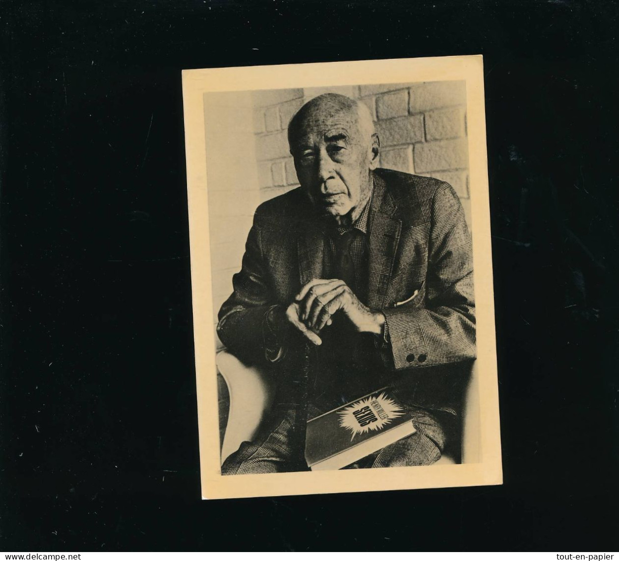 CPSM écrivain HENRY MILLER - évènement Gendre N° 15 - Writers