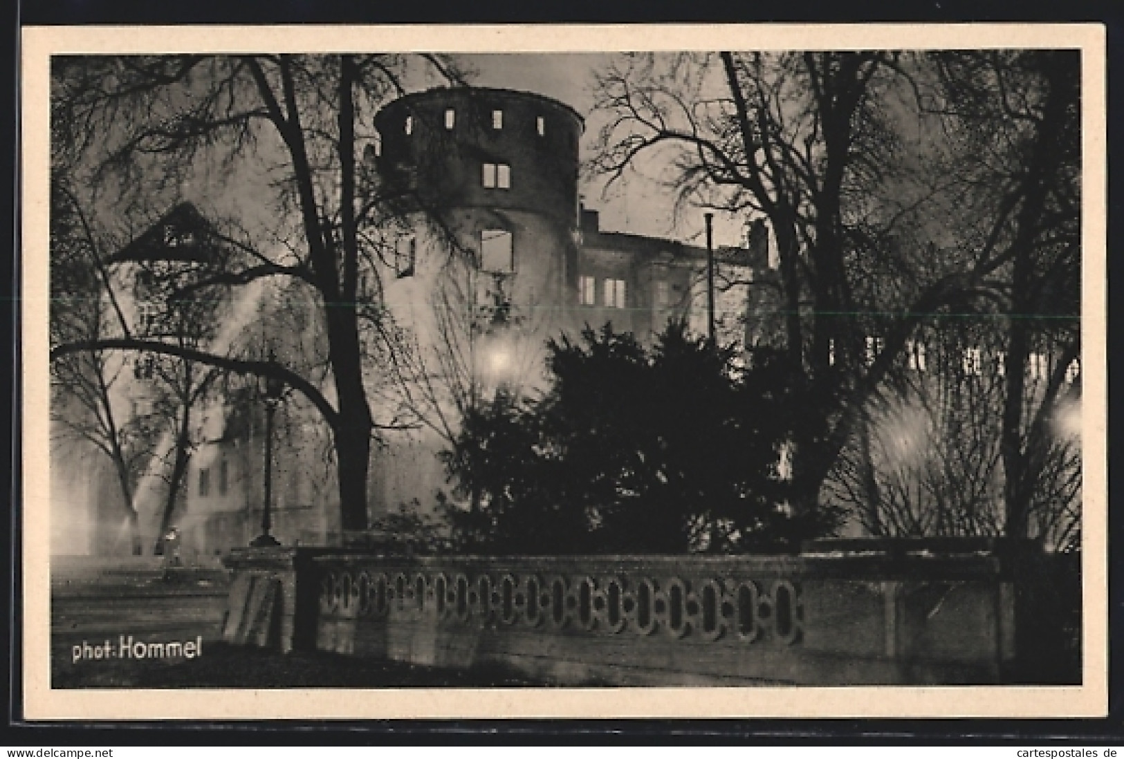 AK Stuttgart, Brand Des Alten Schlosses 1931 Bei Nacht  - Disasters