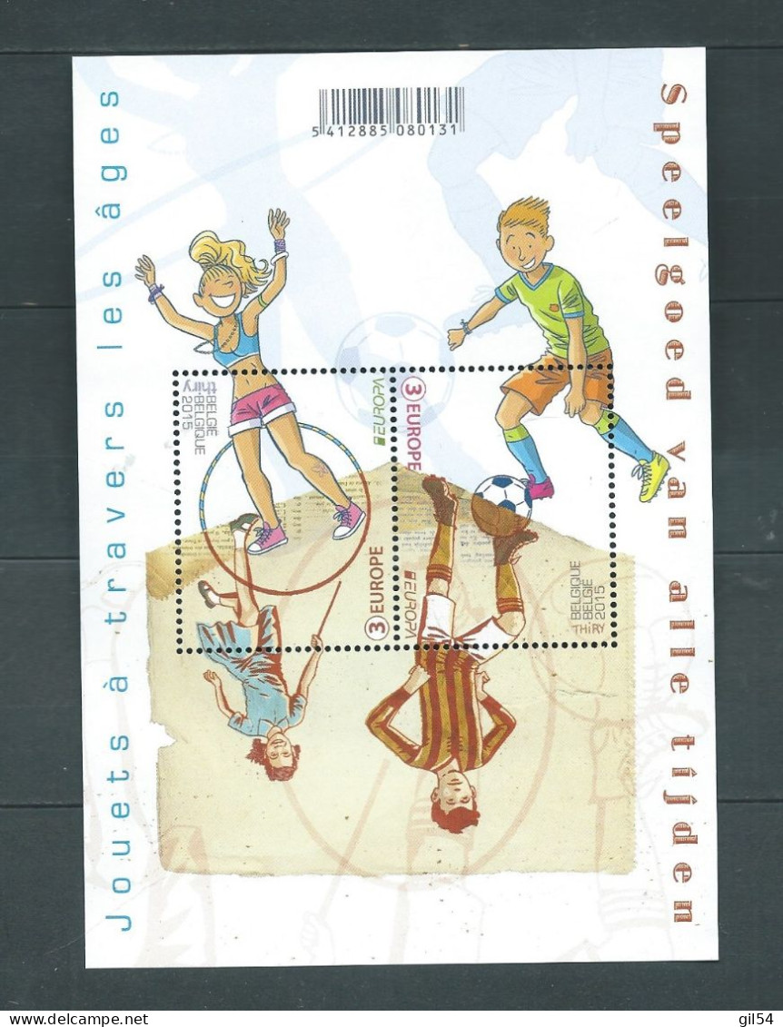 Belg.2015 Blok 226** Speelgoed Van Alle Tijden : Jouets De Tous Les Temps (Plak 12,54€ Facial)  Pb20801 - 2002-… (€)