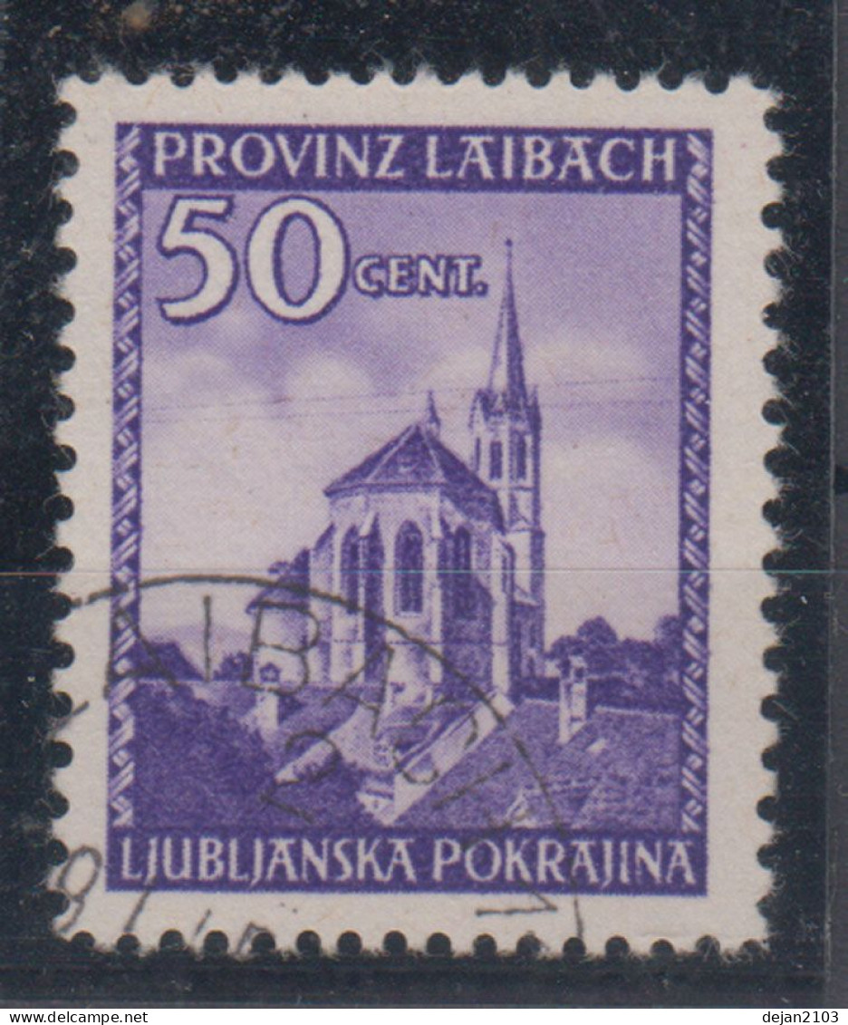 Slovenia Ljubljana-Laibach 50 Cent ERROR Two Wires USED - Used