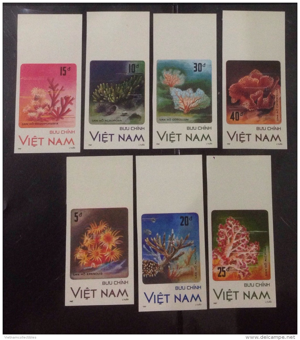 Vietnam Viet Nam MNH Imperf Stamps 1987 : Coral (Ms525) - Viêt-Nam